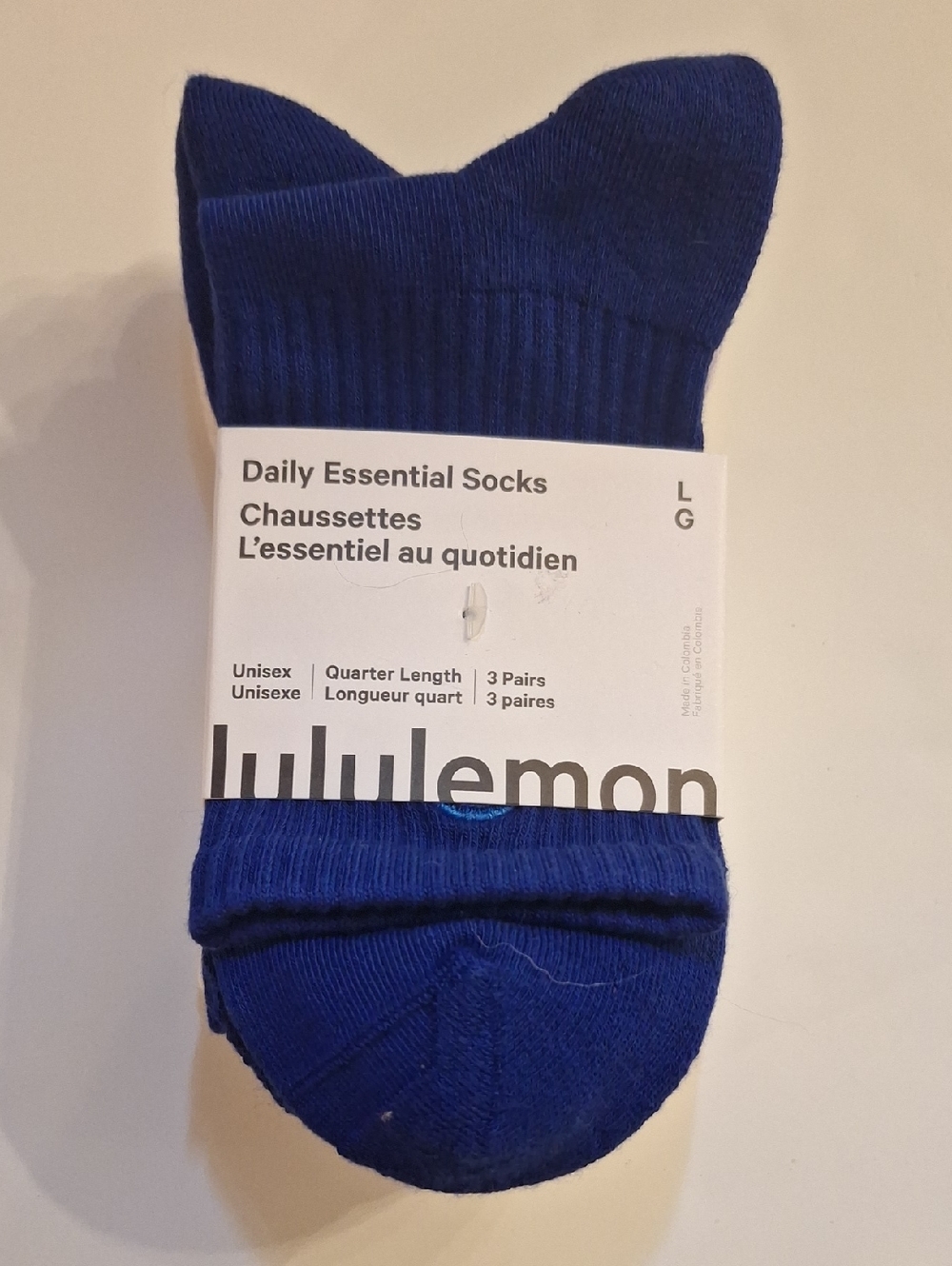 NWT lululemon athletica Daily Essential Socks 3 Pack
